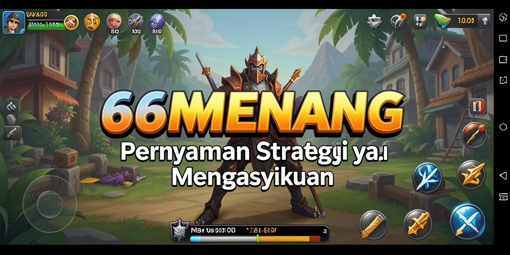 Tampilan gameplay menegangkan dan grafis menawan dari 66MENANG.
