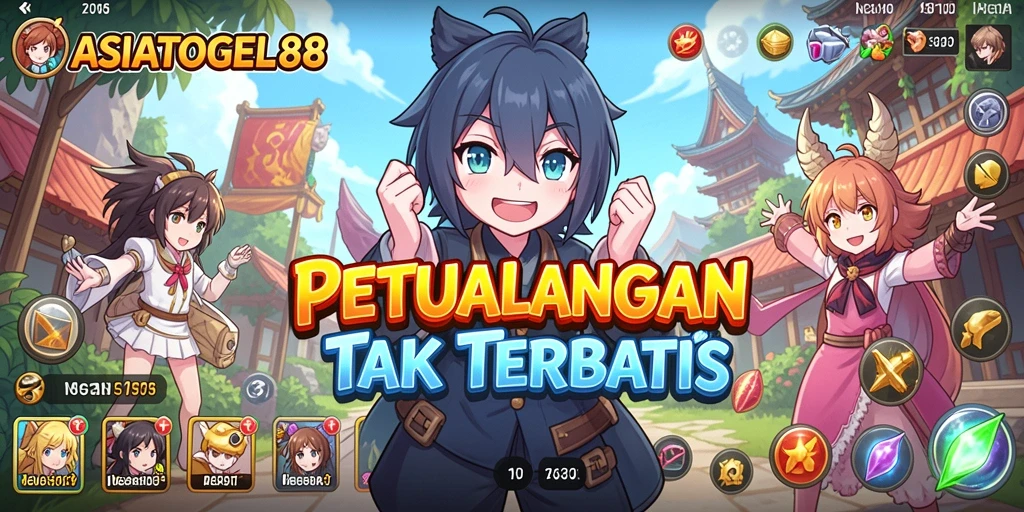 Gameplay mendalam dengan karakter anime yang menarik di ASIATOGEL88.