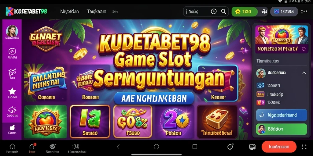 Tampilan screenshot KUDETABET98 menunjukkan gameplay Slot yang menarik dan menghibur.