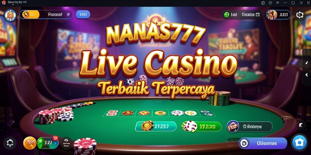 Gameplay seru dan interaktif di NANAS777 Live Casino.