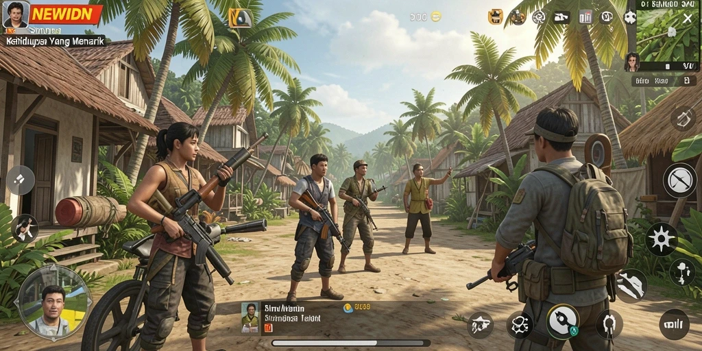 Tampilan gameplay NEWIDN yang menarik dan interaktif.