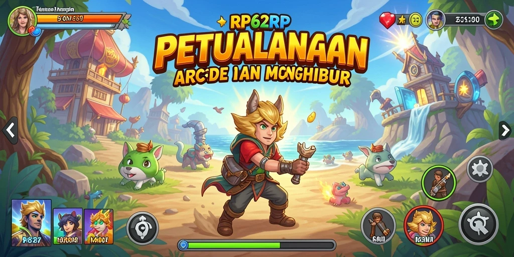 Tangkapan layar RP62RP menampilkan aksi gameplay yang mendebarkan dan penuh warna.