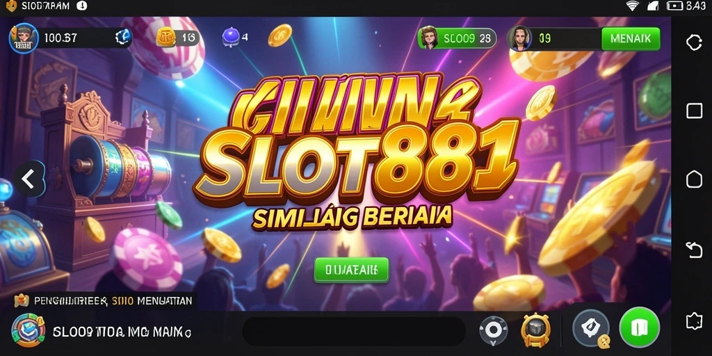 Tampilan gameplay menarik dari SLOT88 yang memukau.