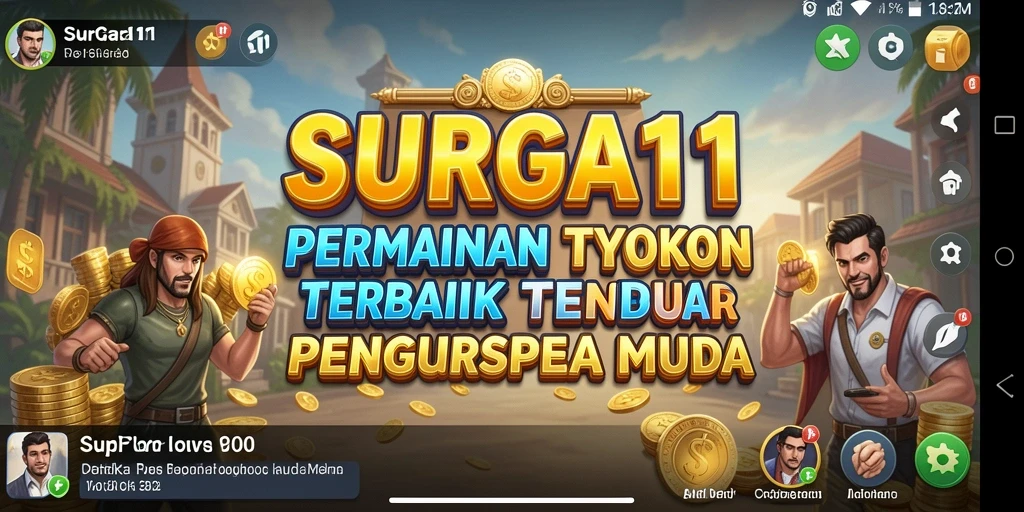 Screenshot SURGA11 menampilkan gameplay Tycoon yang seru dan mendebarkan.