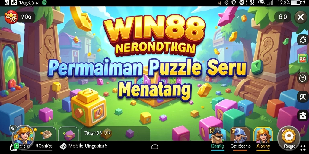 Tampilan seru gameplay WIN88 dalam menyelesaikan puzzle.